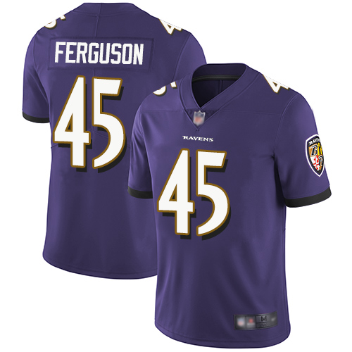 Baltimore Ravens Limited Purple Men Jaylon Ferguson Home Jersey NFL Football #45 Vapor Untouchable->baltimore ravens->NFL Jersey